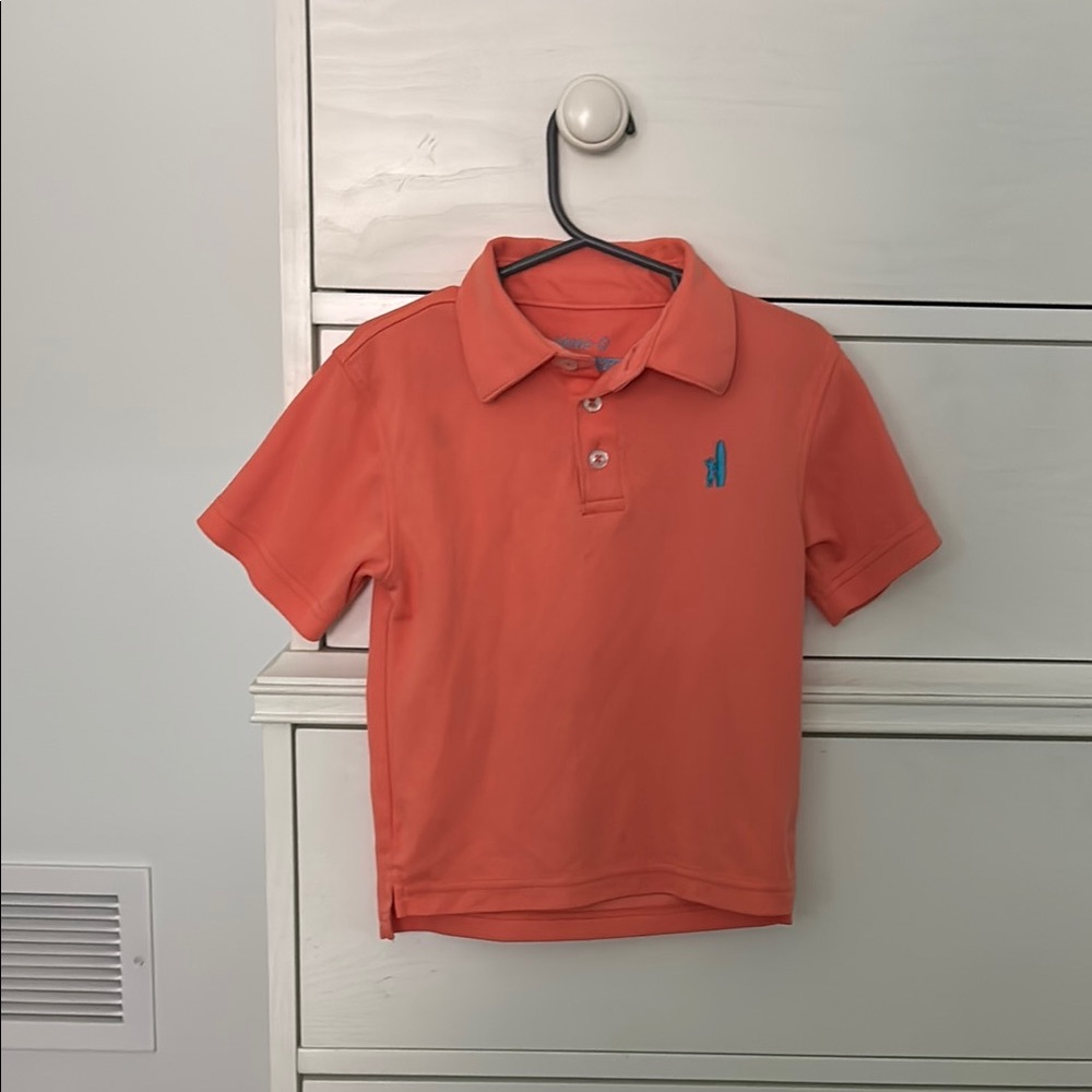 johnnie-O Orange Polo Shirt Classic Casual Style
